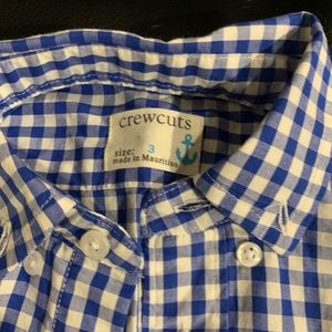 J Crew 3T long sleeve collared shirt.